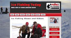 Desktop Screenshot of icefishingtoday.com